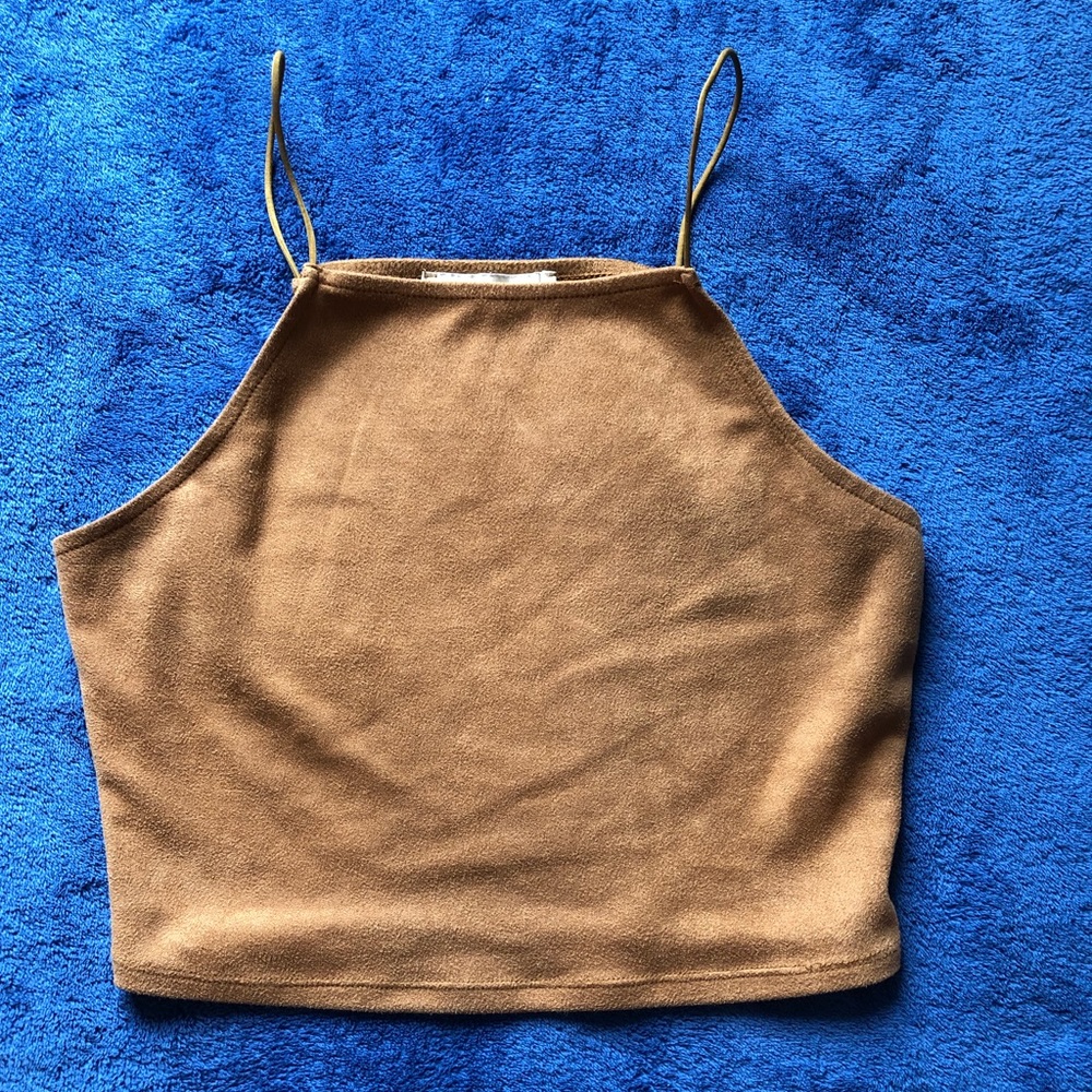 Vintage Suade top💋SOLD